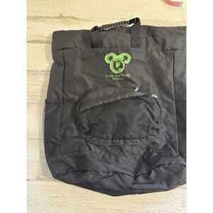 Walt Disney World LOVE THE WORLD Eco Friendly Backpack Tote Bag Fanny Pack